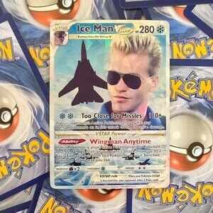 Ice Man Pokemon Card - Top Gun